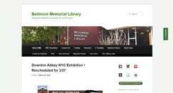 Desktop Screenshot of bellmorelibrary.org